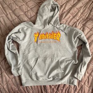Thrasher Hoodie in M Grey